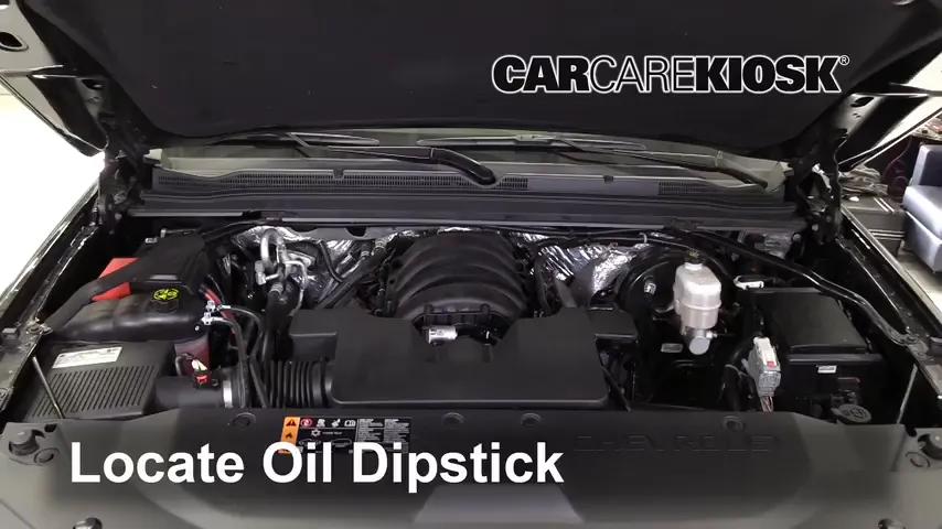 2018 Chevrolet Tahoe Premier 6.2L V8 FlexFuel Oil Check Oil Level
